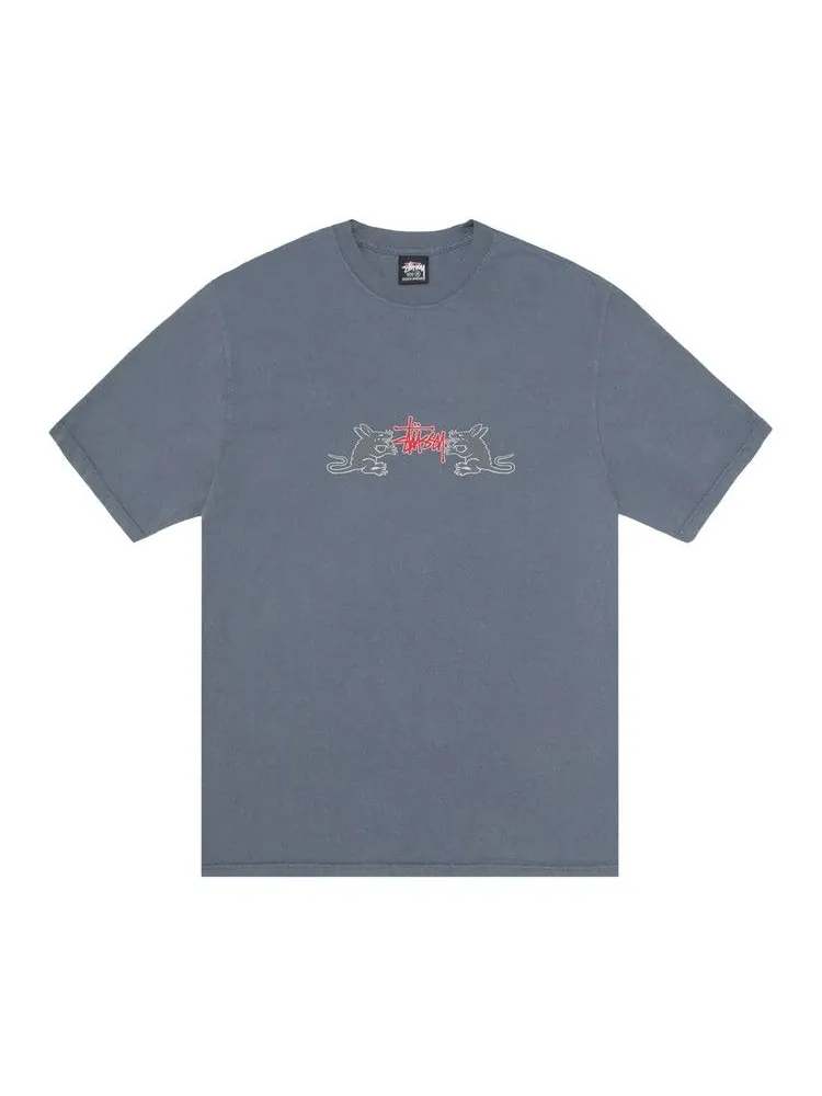 Футболка Stussy Homebrew Tee Pigment Dyed — изображение 1 из 2, темно-синий