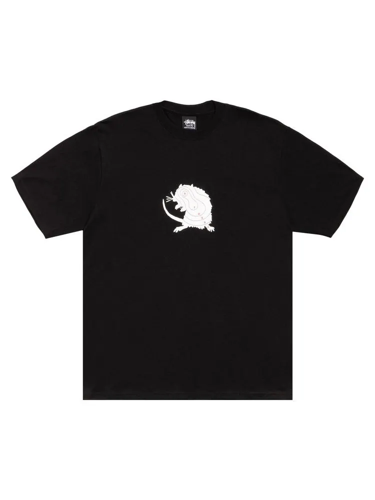 Футболка Stussy Long Range Tee 'Black' — изображение 1 из 2, черный