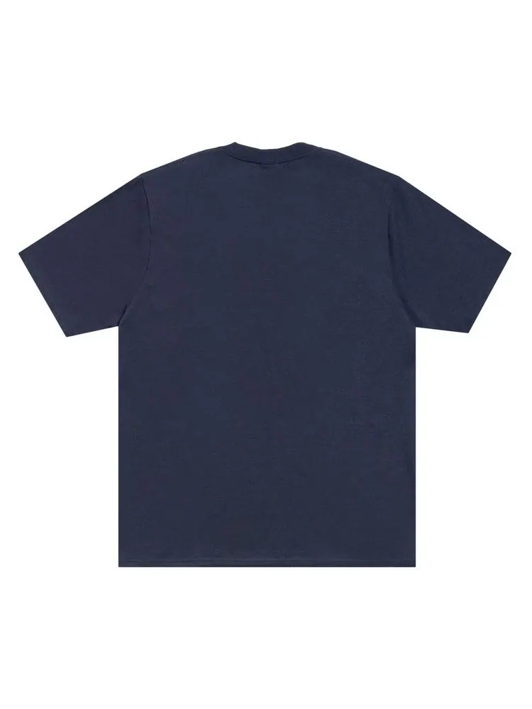 Футболка Stussy Long Range Tee 'Navy' — изображение 2 из 2, синий