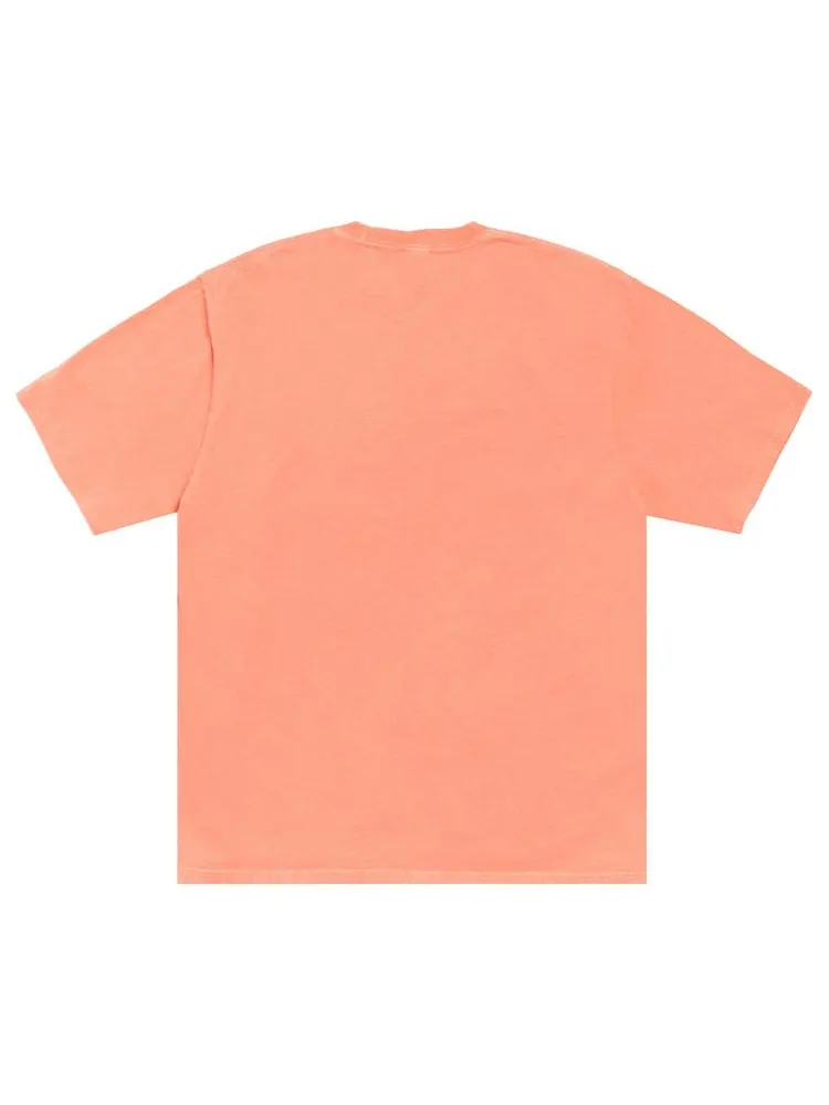 Футболка Stussy Stretch Tee Pigment Dyed 'Sherbert' — изображение 2 из 2, оранжевый