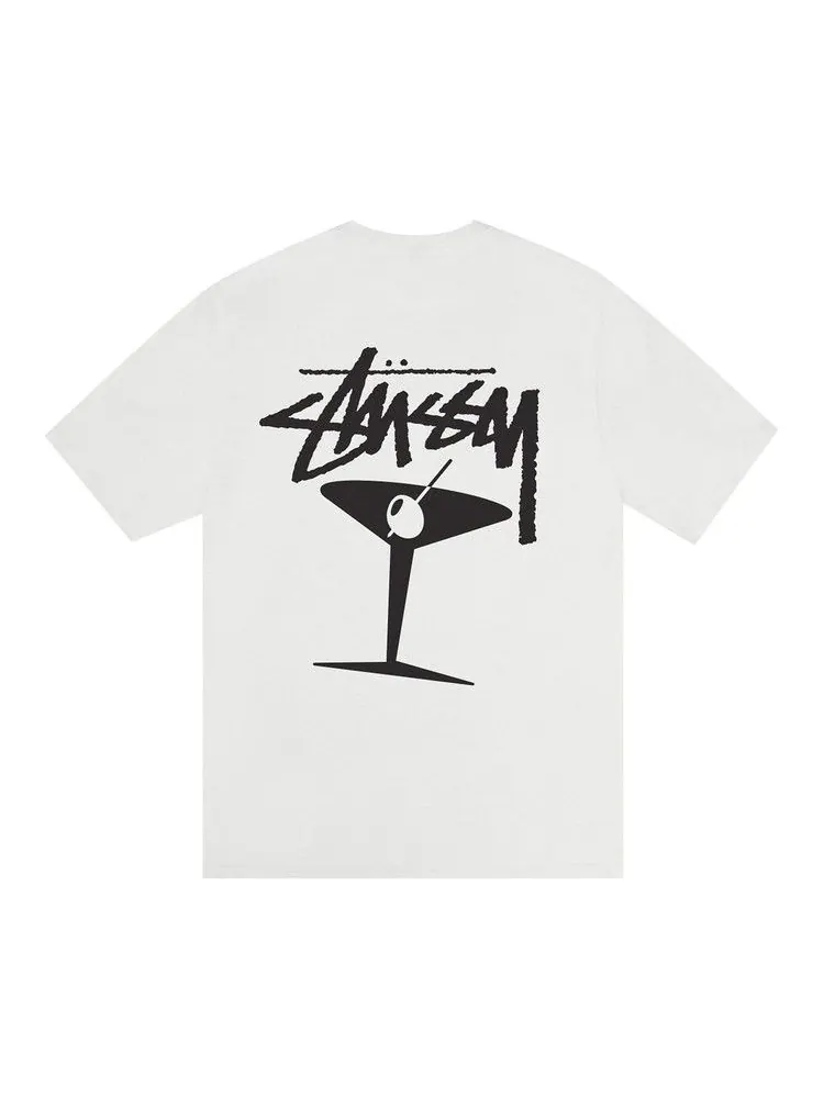 Футболка Stussy Martini Tee Pigment Dyed — изображение 2 из 2, прозрачный
