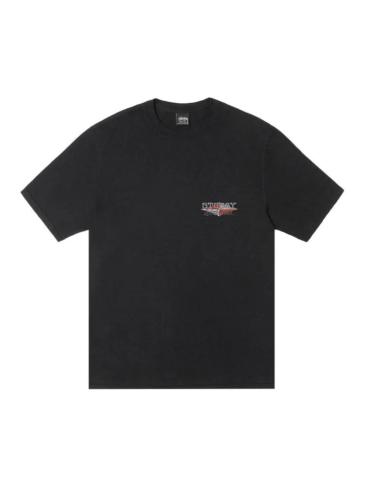 Футболка Stussy Worldwide Diamond Tee Pigment Dyed — изображение 1 из 2, черный