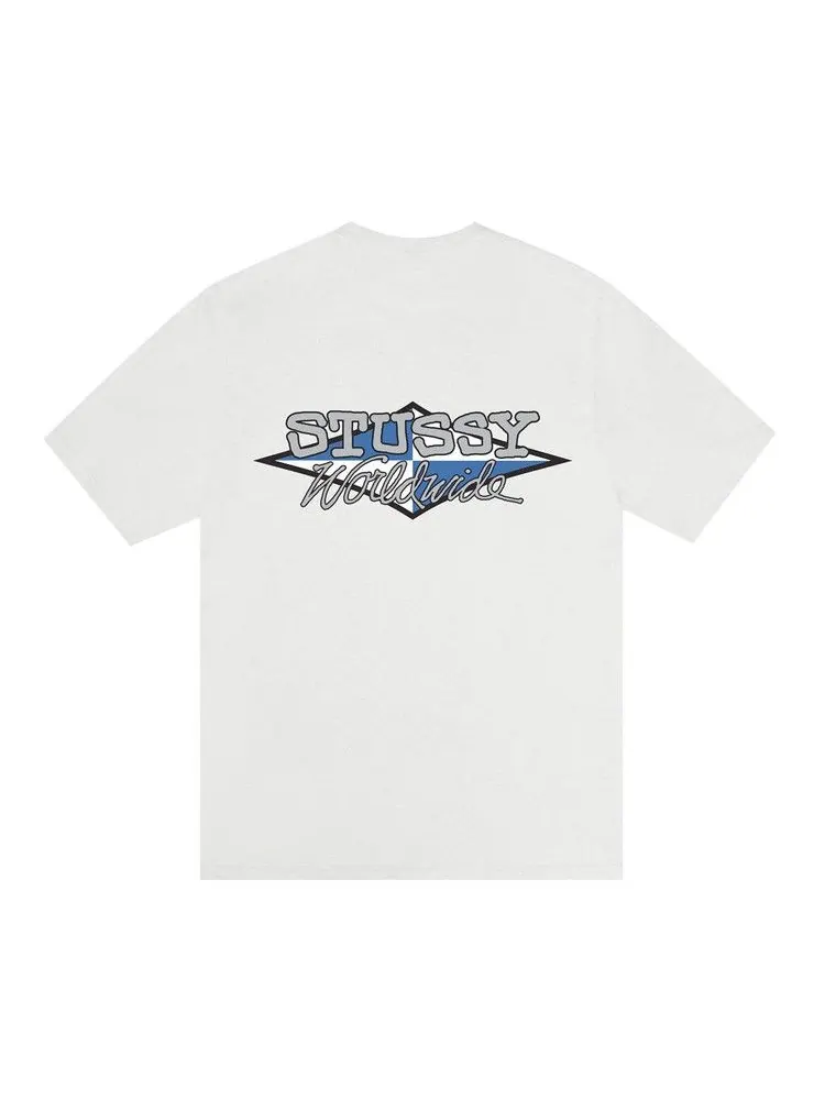 Футболка Stussy Worldwide Diamond Tee Pigment Dyed — изображение 2 из 2, прозрачный