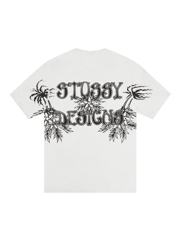 Футболка Stussy Wes Palms Tee Pigment Dyed — изображение 2 из 2, прозрачный