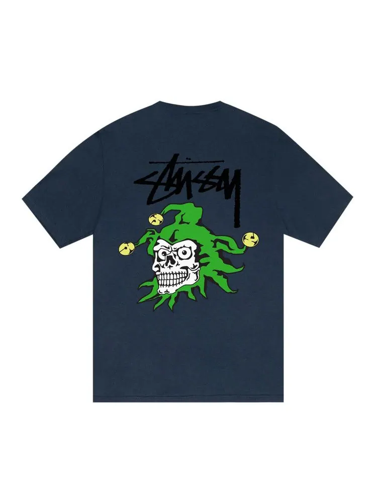 Футболка Stussy Joker Tee — изображение 2 из 2, темно-синий