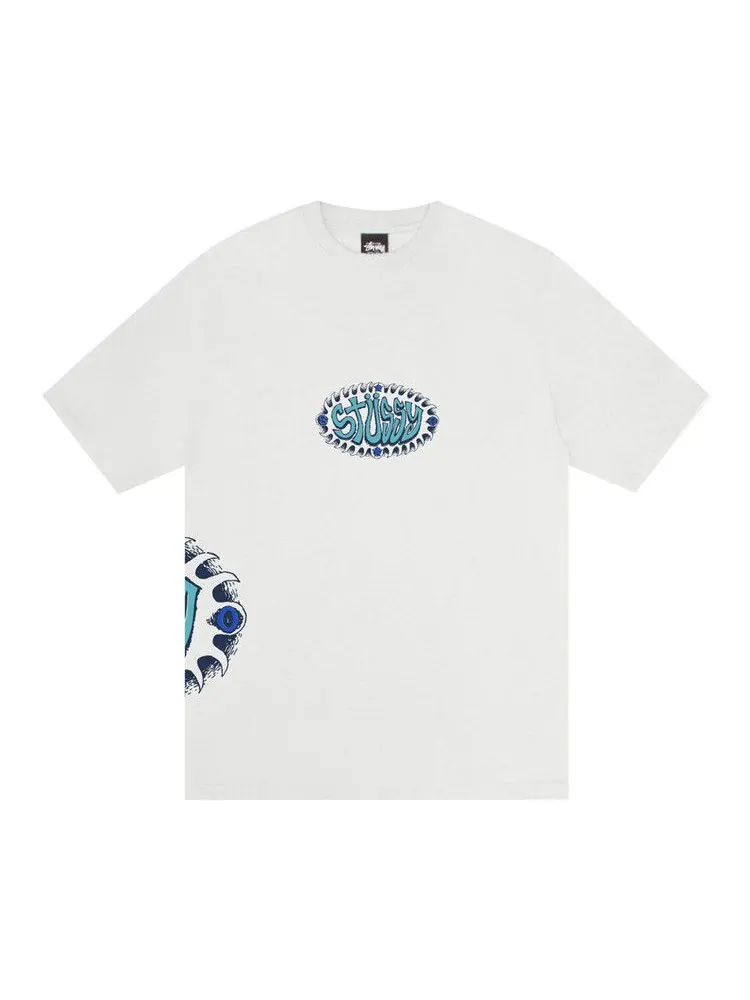 Футболка Stussy Wave Oval Tee Pigment Dyed — изображение 1 из 2, прозрачный