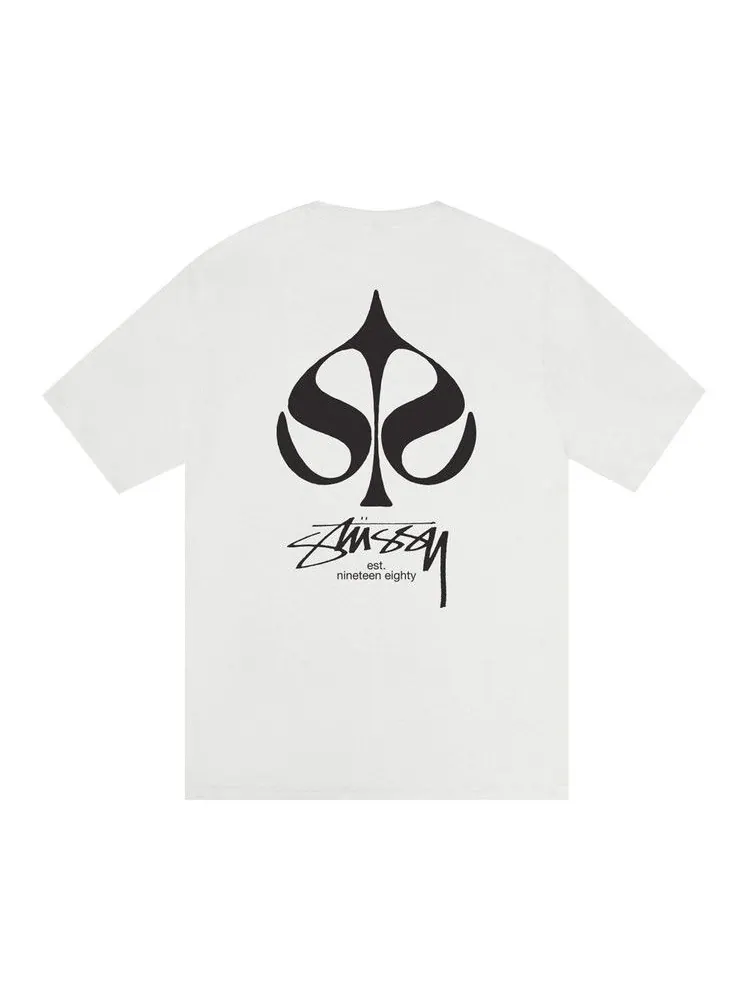 Футболка Stussy Spade Tee Pigment Dyed — изображение 2 из 2, прозрачный