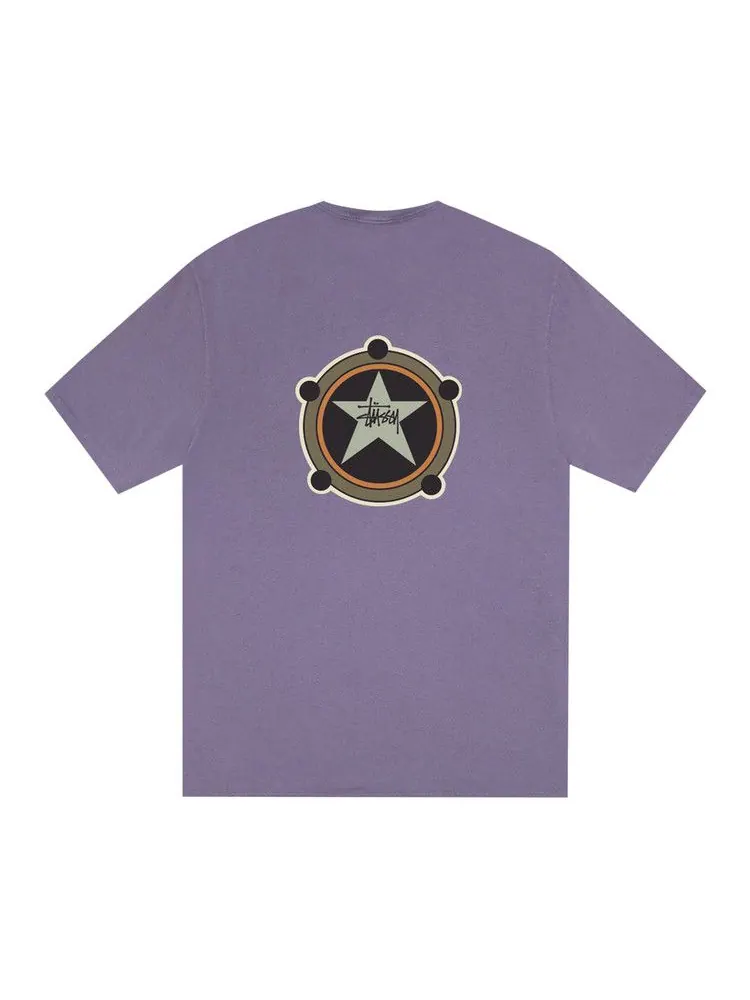 Футболка Stussy Ranger Tee Pigment Dyed — изображение 2 из 2, фиолетовый