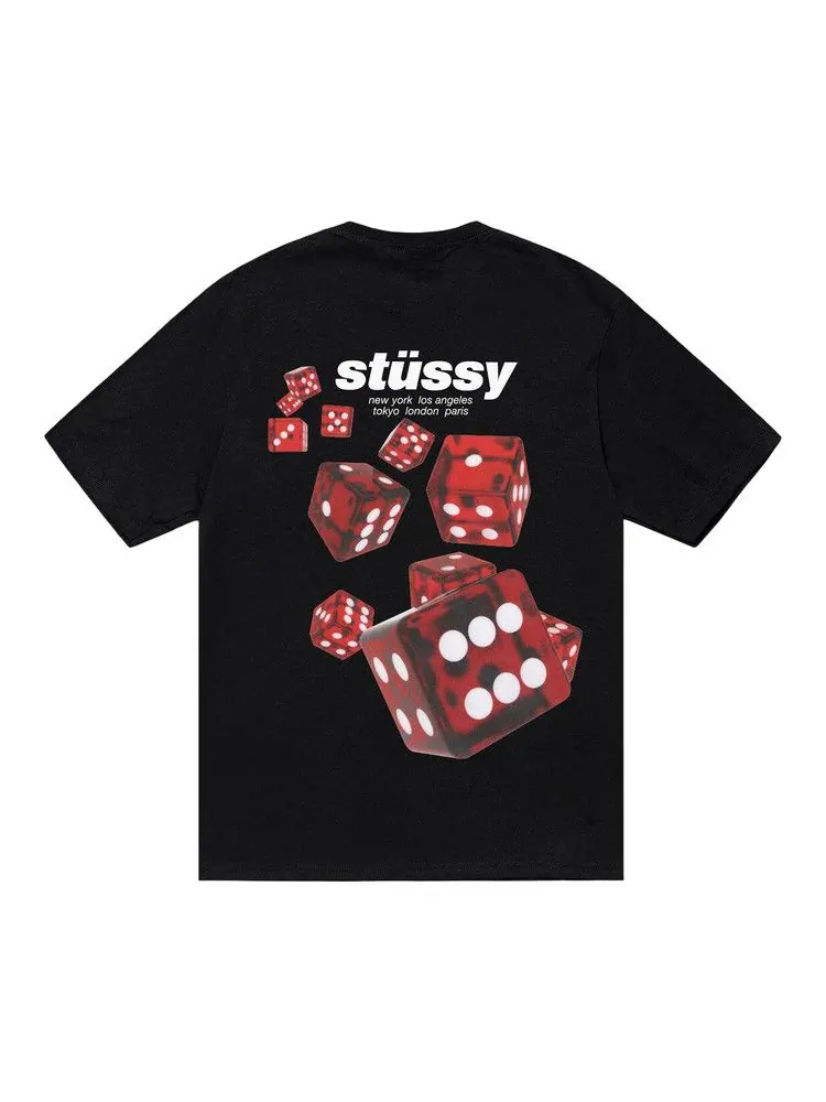 Футболка Stussy Rollers Tee — изображение 2 из 2, черный
