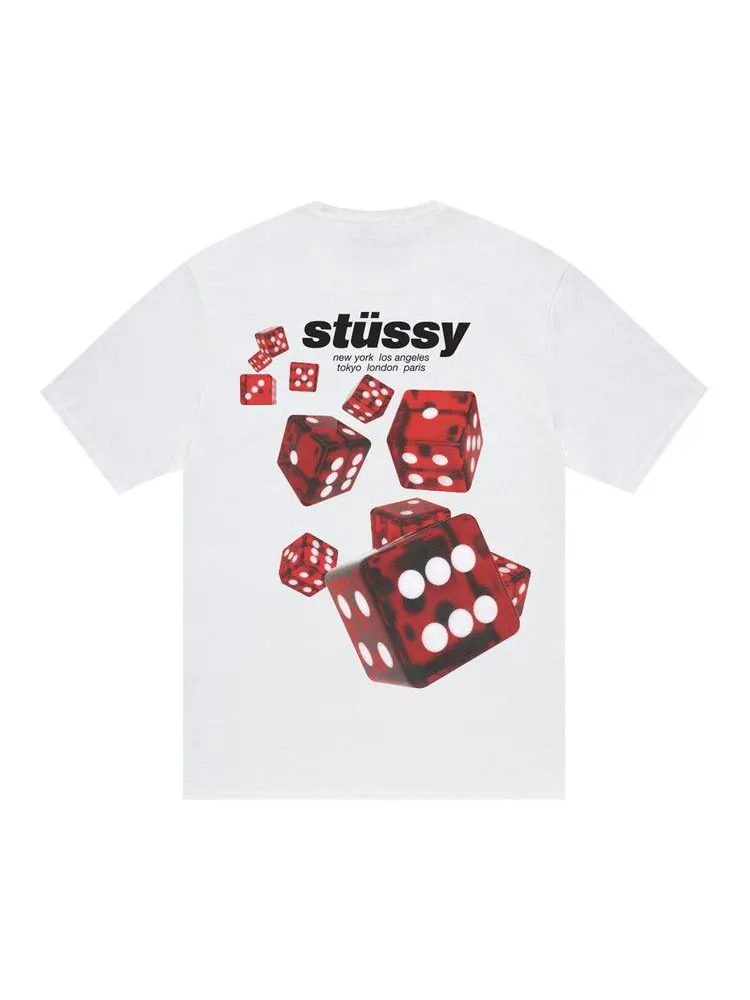 Футболка Stussy Rollers Tee — изображение 2 из 2, белый
