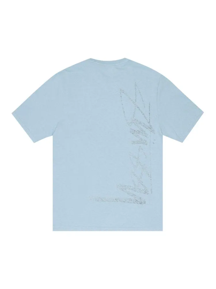 Футболка Stussy C Thru Tee Pigment Dyed — изображение 2 из 2, синий