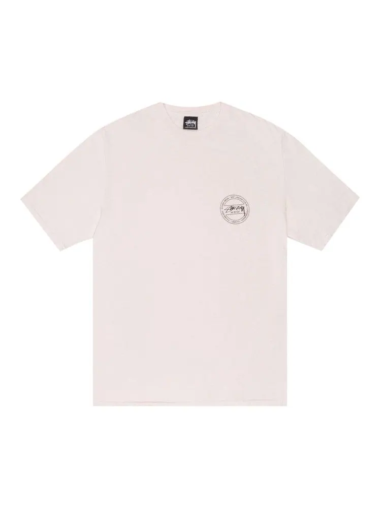 Футболка Stussy C Thru Tee Pigment Dyed — изображение 1 из 2, пудровый розовый