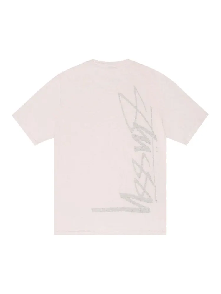Футболка Stussy C Thru Tee Pigment Dyed — изображение 2 из 2, пудровый розовый