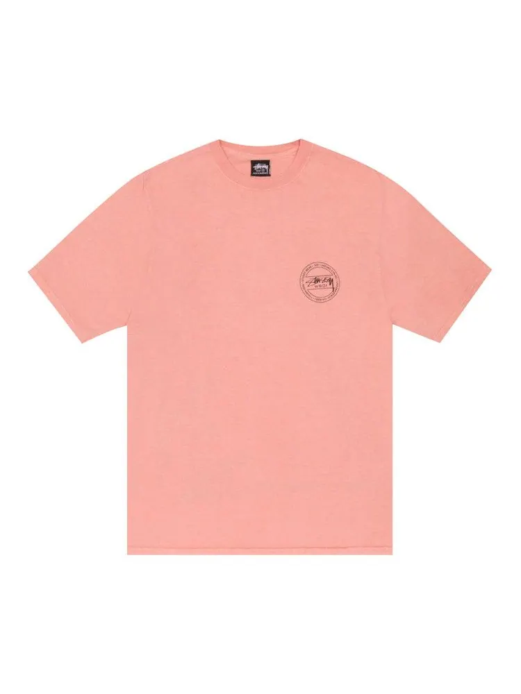 Футболка Stussy C Thru Tee Pigment Dyed — изображение 1 из 2, коралл
