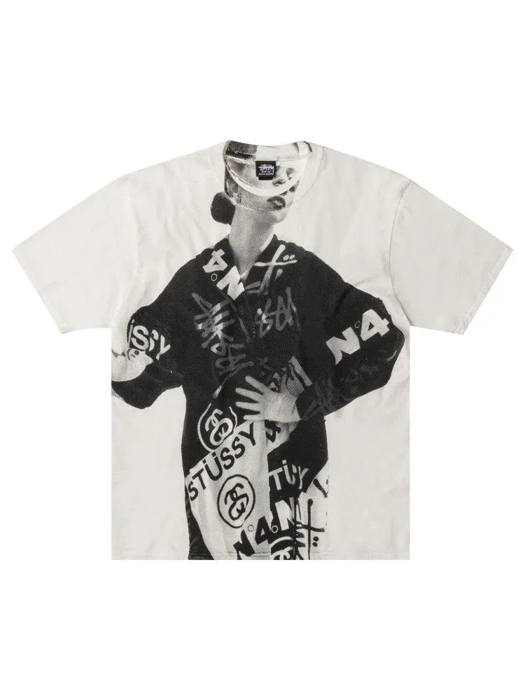 Футболка Stussy Paris Tee — изображение 1 из 2, прозрачный