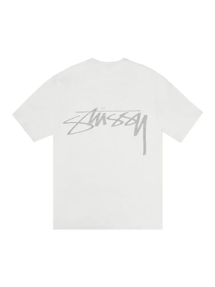 Футболка Stussy Smooth Reverse Tee Pigment Dyed — изображение 2 из 2, прозрачный
