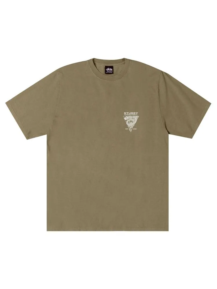 Футболка Stussy Dragon Tee — изображение 1 из 2, армейский