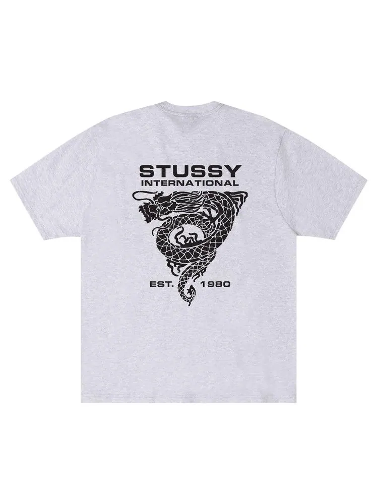 Футболка Stussy Dragon Tee — изображение 2 из 2, пепельный вереск
