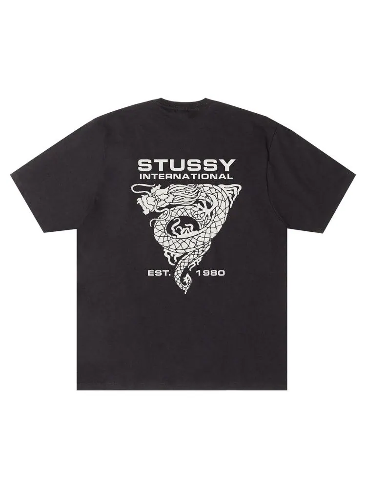 Футболка Stussy Dragon Tee — изображение 2 из 2, черный