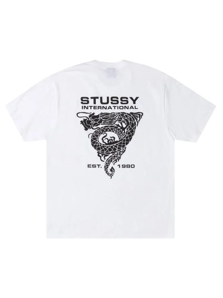 Футболка Stussy Dragon Tee — изображение 2 из 2, белый