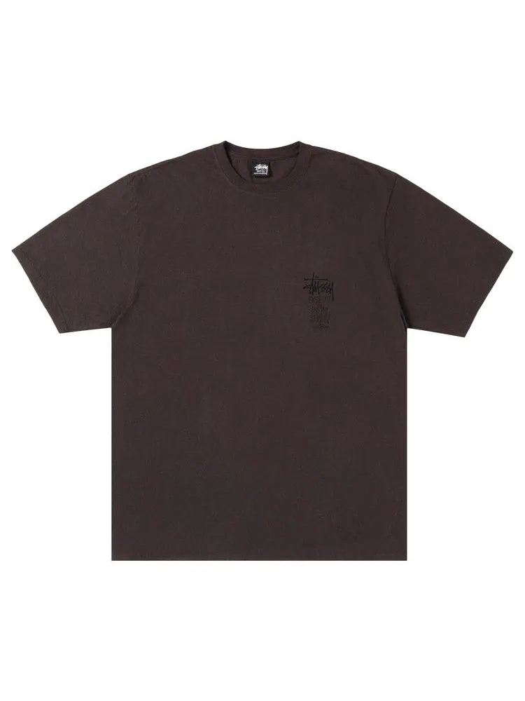 Футболка Stussy Swim Out Tee Pigment Dyed — изображение 1 из 2, черный
