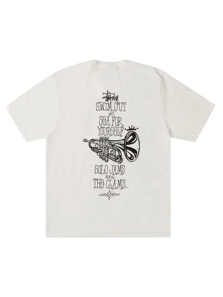 Футболка Stussy Swim Out Tee Pigment Dyed — изображение 2 из 2, прозрачный