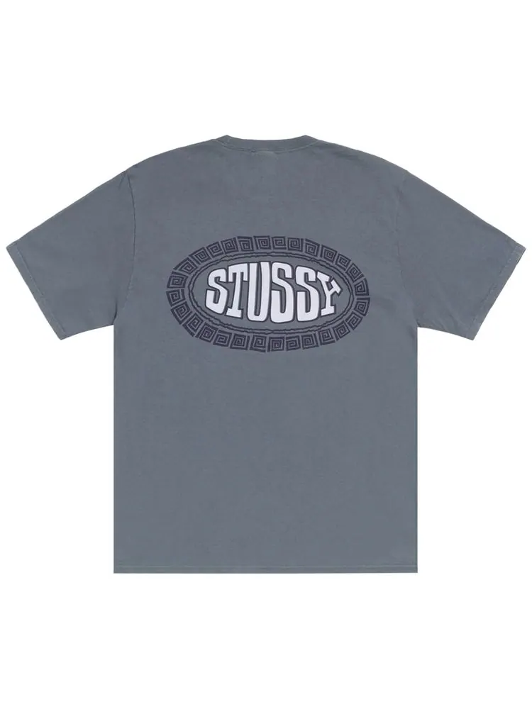 Футболка Stussy Tile Oval Tee — изображение 2 из 2, темно-синий