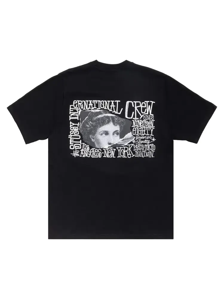 Футболка Stussy Victoria — изображение 2 из 2, черный