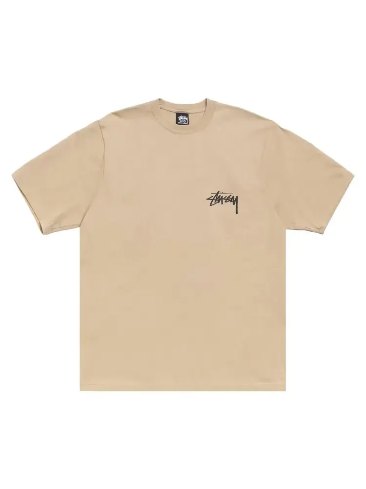 Футболка Stussy Victoria цвета хаки — изображение 1 из 2, бежевый