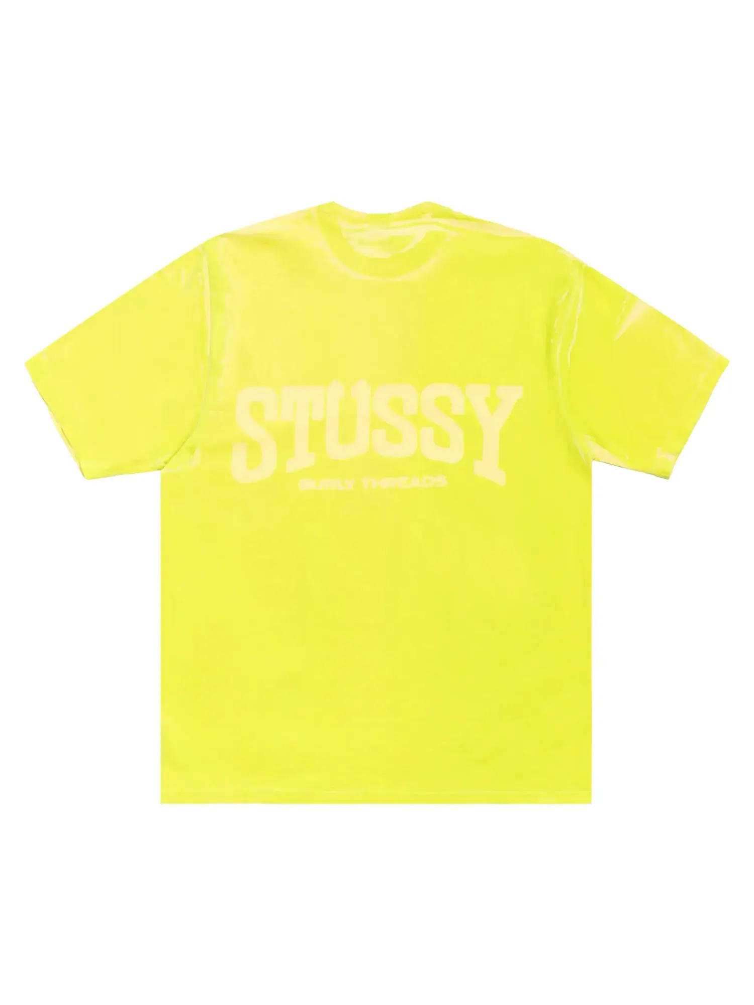 Футболка Stussy Burly Tee — изображение 2 из 2, желтый