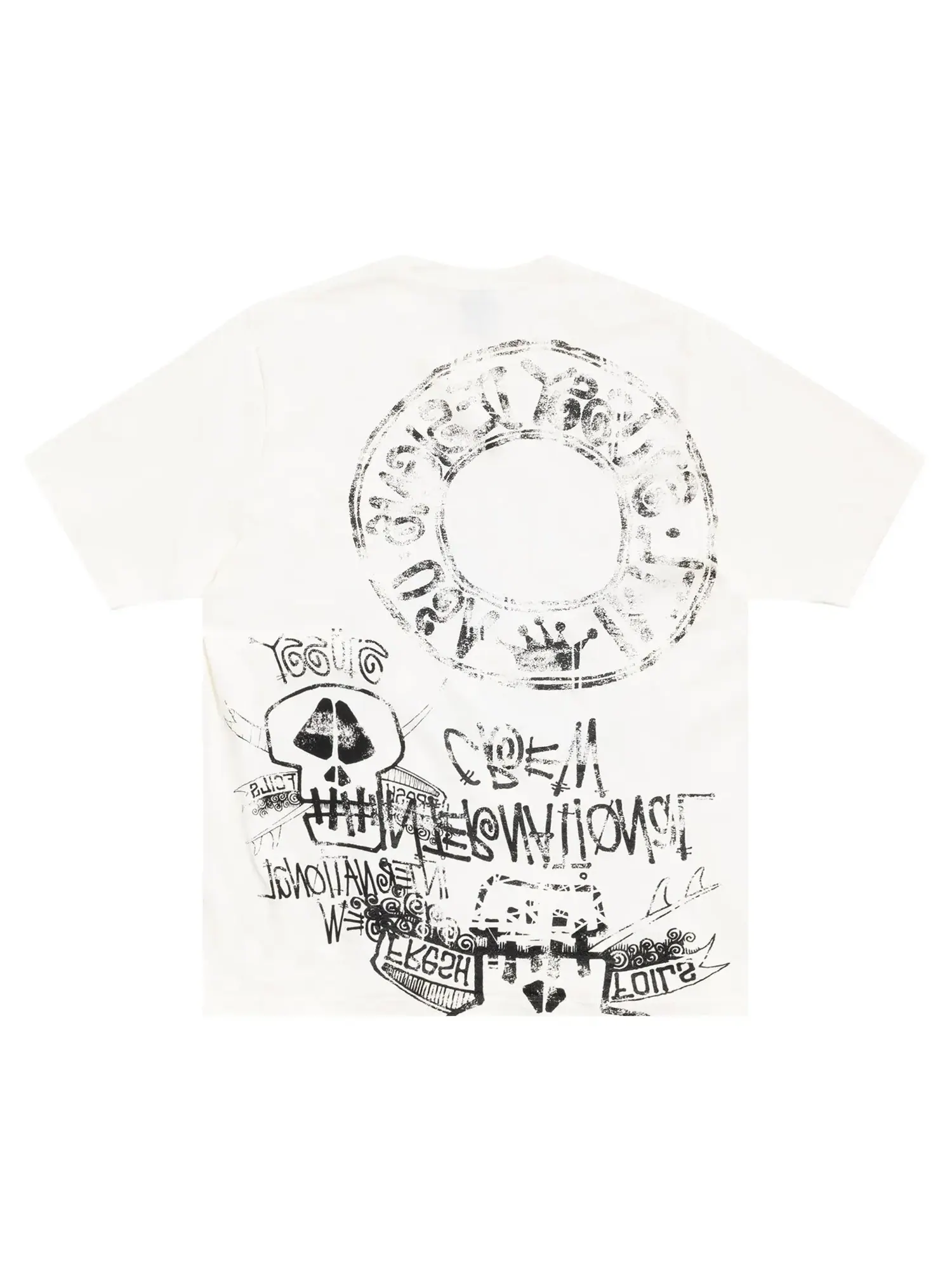 Футболка Stussy Skulls — изображение 2 из 2, прозрачный
