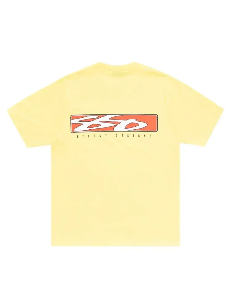 Футболка Stussy S Box Tee 'Lemon' — изображение 2 из 2, желтый