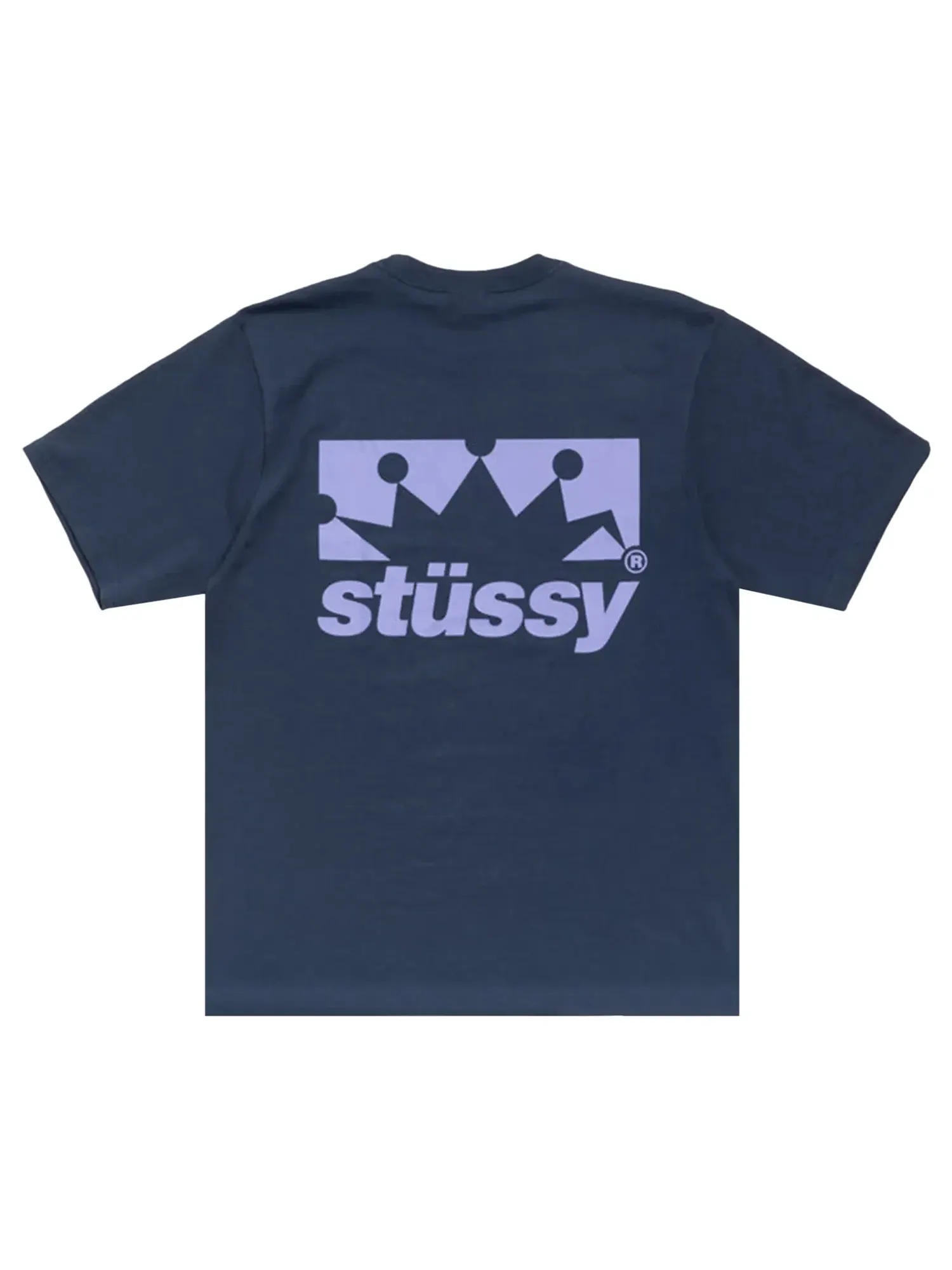Футболка Stussy Box Crown Tee — изображение 2 из 2, темно-синий