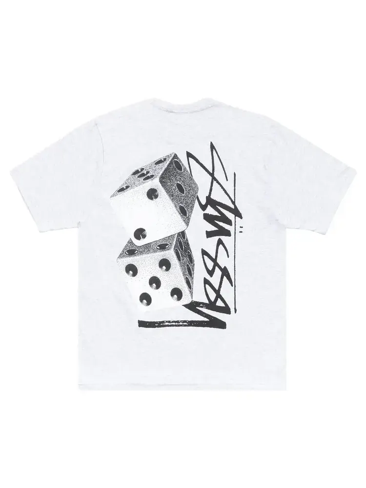 Футболка Stussy Tall Dice Tee — изображение 2 из 2, серый