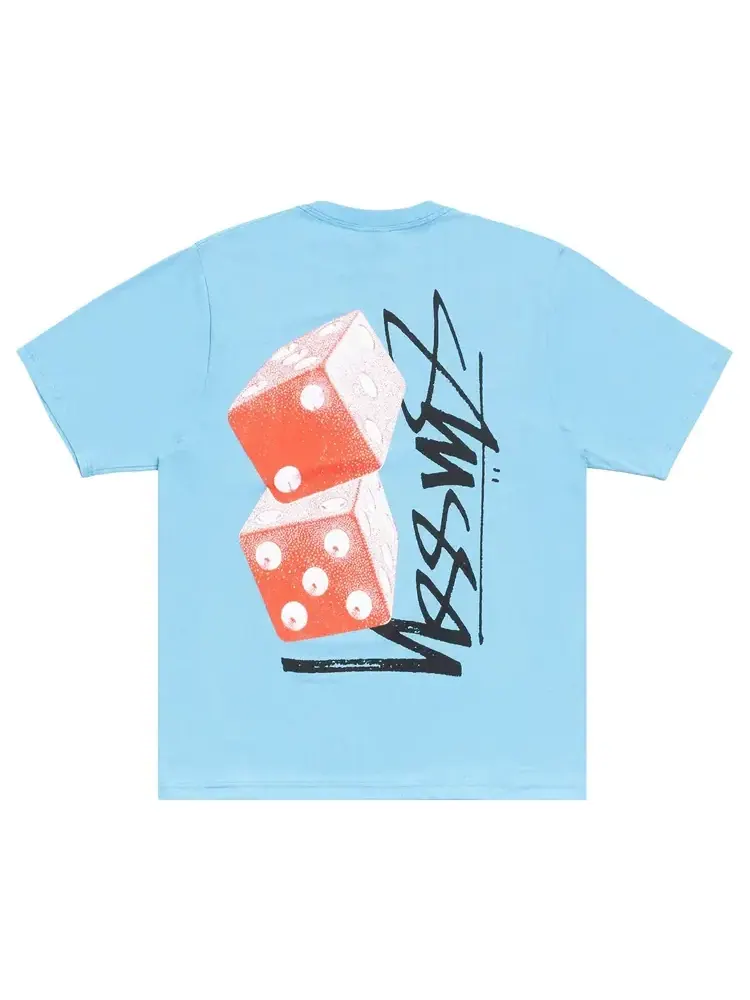 Футболка Stussy Tall Dice Tee — изображение 2 из 2, синий
