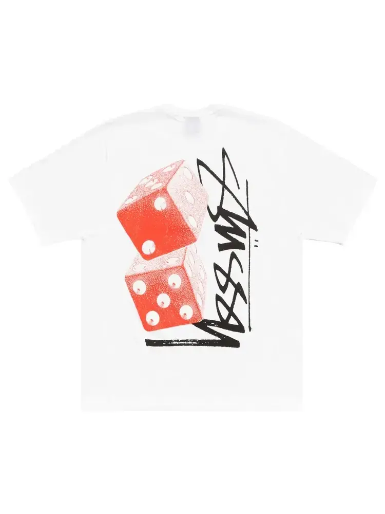 Футболка Stussy Tall Dice Tee — изображение 2 из 2, белый
