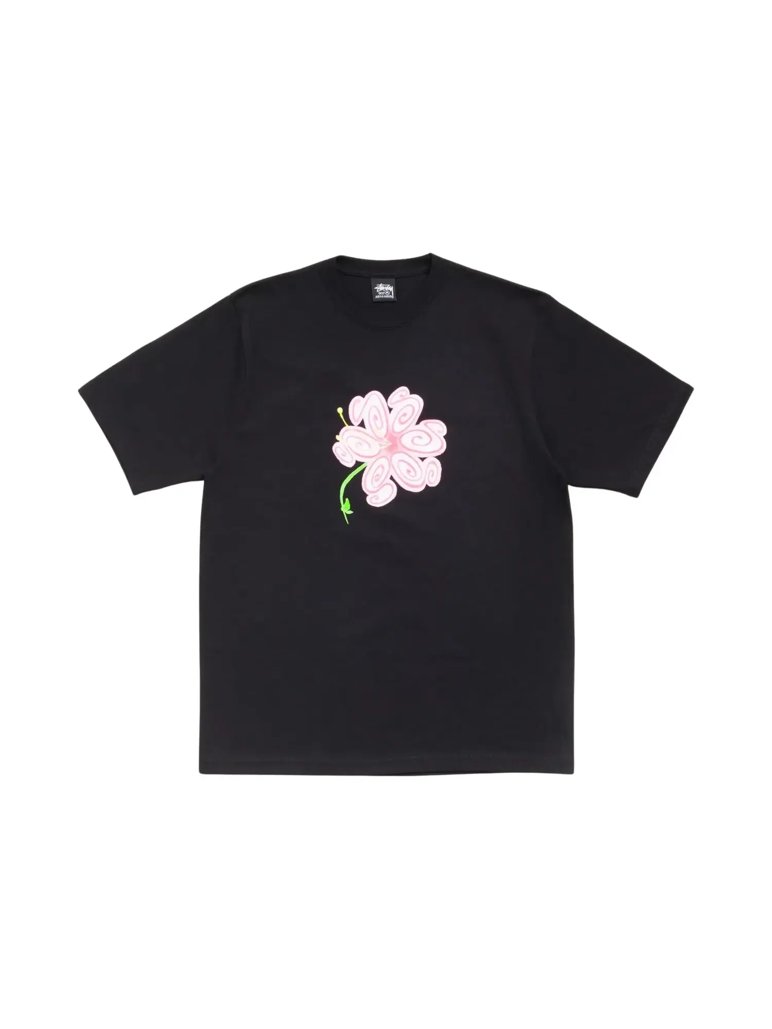 Футболка Stussy S с цветочным принтом