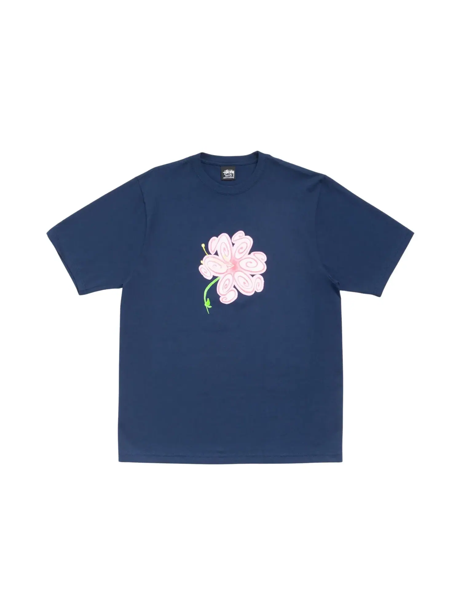 Футболка Stussy с цветочным принтом