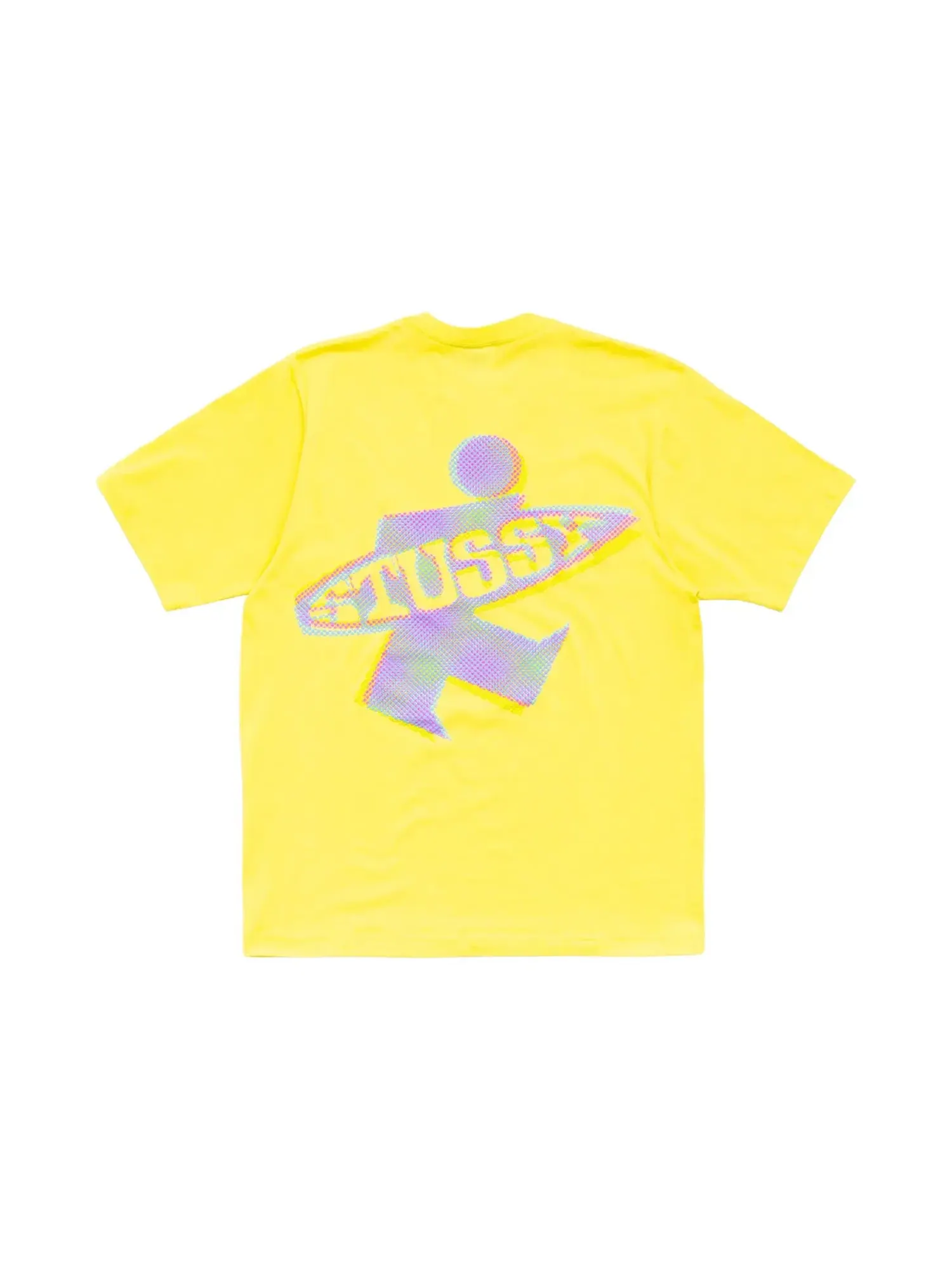 Футболка Stussy Dot Surf Puff Print Tee — изображение 2 из 2, желтый