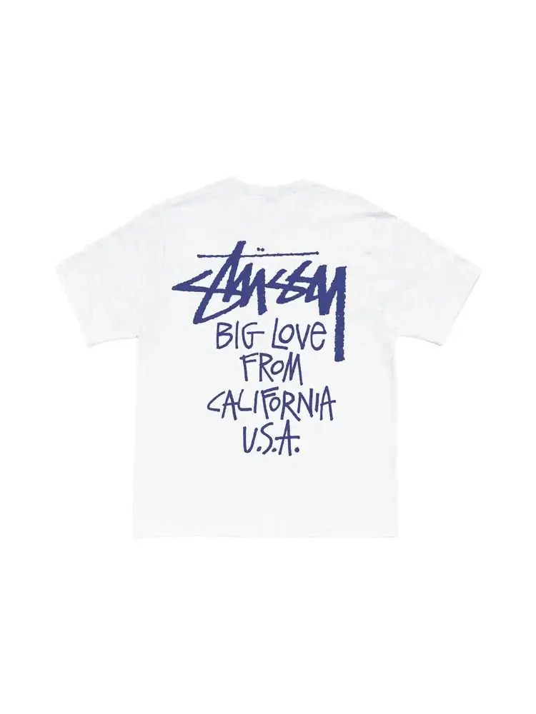 Футболка Stussy Big Love Tee — изображение 2 из 2, серый