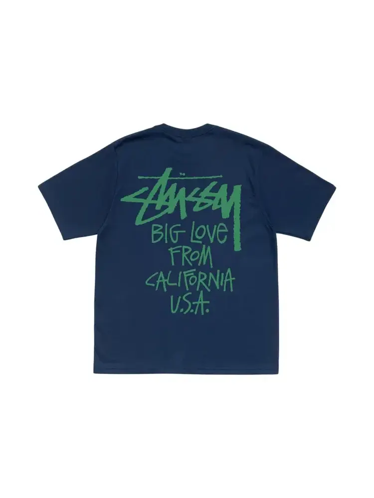 Футболка Stussy Big Love Tee — изображение 2 из 2, синий