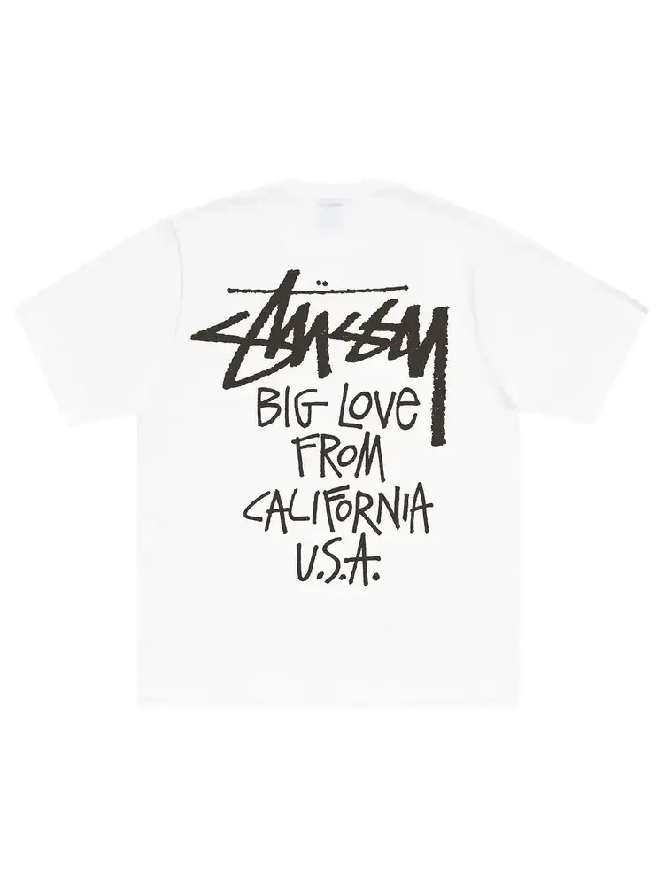 Футболка Stussy Big Love — изображение 2 из 2, белый