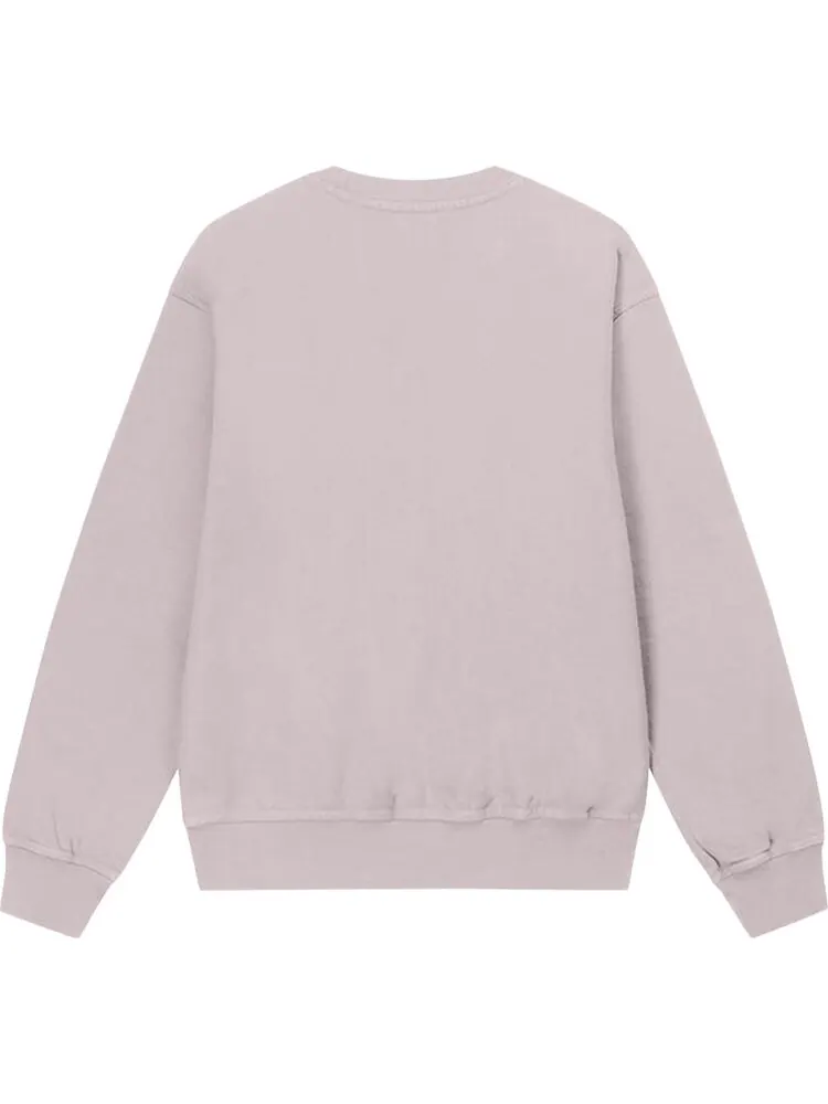 Толстовка Stussy Glamour Pigment Dyed Crew 'Blush' — изображение 2 из 2, фиолетовый