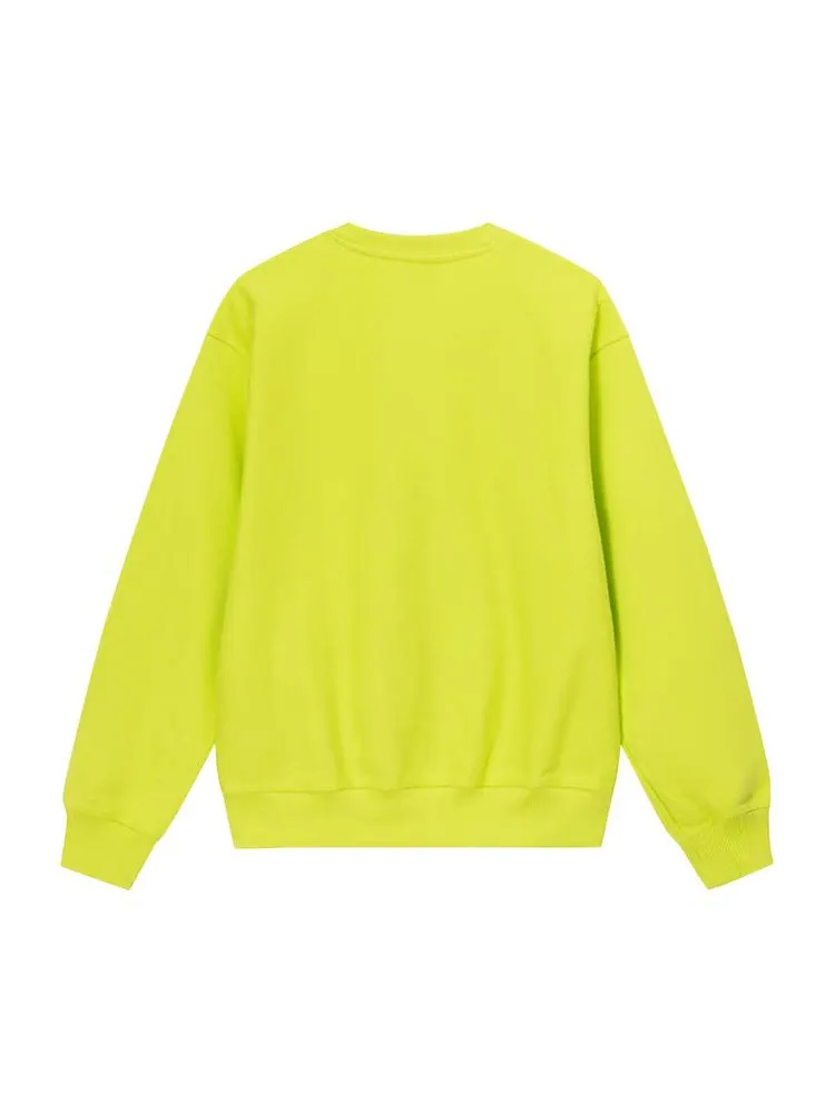 Свитер Stussy No.4 Crew, Keylime — изображение 2 из 2, зеленый
