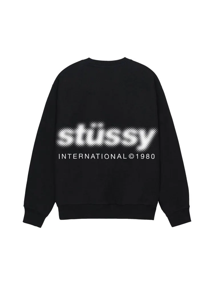 Свитер Stussy Blur Crew — изображение 2 из 2, черный