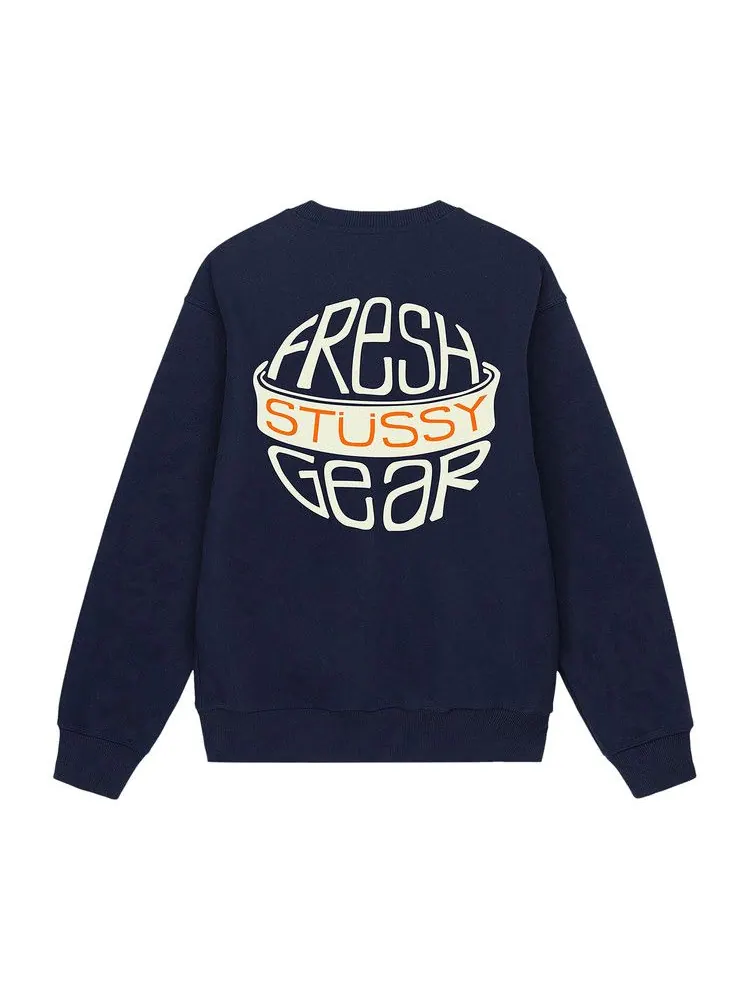Свитер Stussy Fresh Gear Crew — изображение 2 из 2, темно-синий