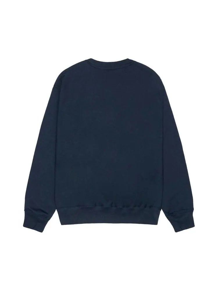 Толстовка Stussy Dot Sport Crew Sweatshirt Navy — изображение 2 из 2, синий