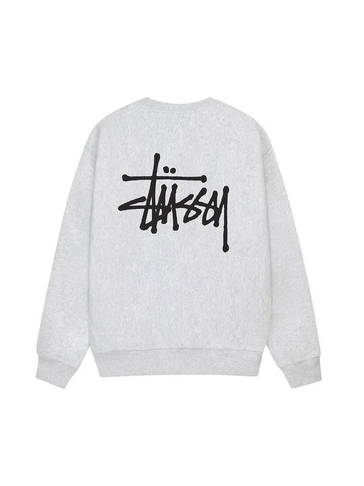 Свитер Stussy Basic Crew — изображение 2 из 2, пепельный вереск