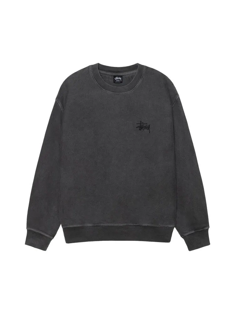 Свитер Stussy Basic Crew Pigment Dyed