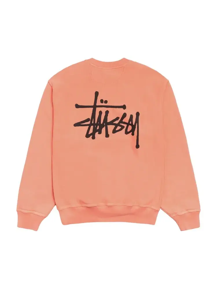 Свитшот Stussy Basic Pigment Dyed Crew — изображение 2 из 2, мульти